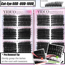 YIDUO lash bond and seal tubes secure clusters for long-lasting wear.