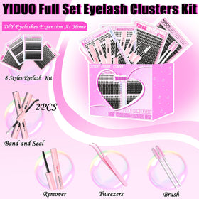 YIDUO application guide for at-home DIY lashes