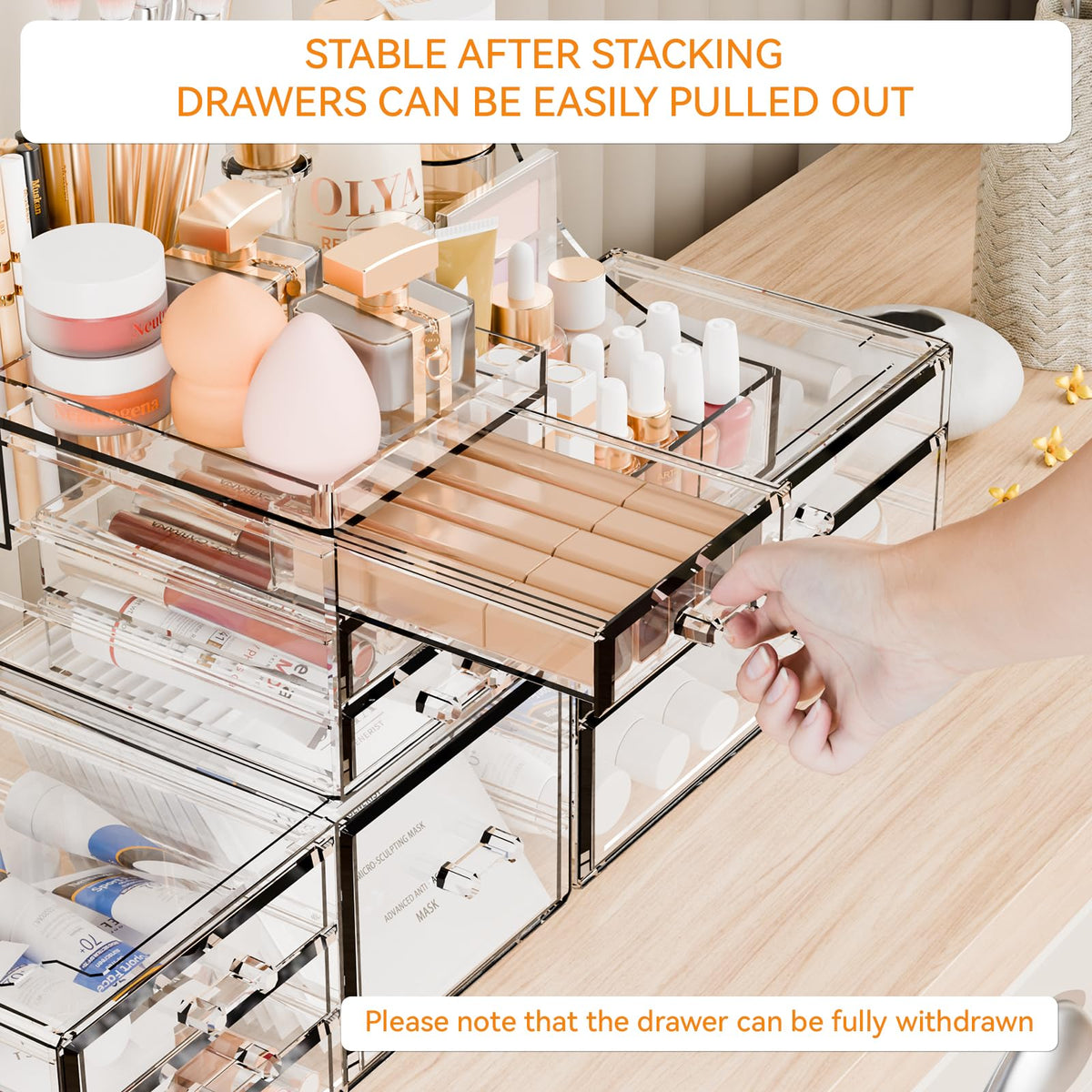 Yieach brush holder section keeps brushes upright for quick access