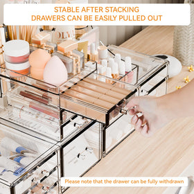 Yieach brush holder section keeps brushes upright for quick access