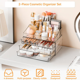 Yieach nail polish and skincare drawer keeps bathroom vanity tidy and ready.