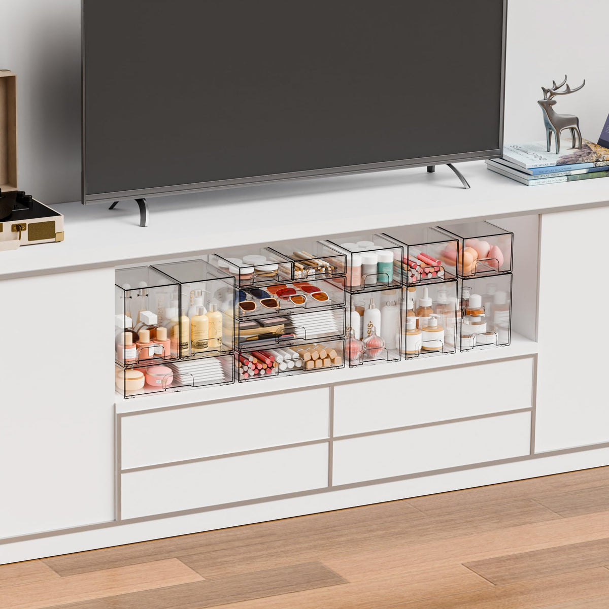 Yieach office supplies drawer for pens, clips, and small tools