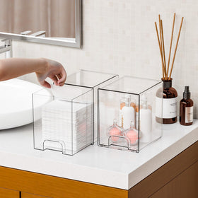Yieach clear storage system helps quick item identification