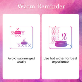 YiHaman rose shower steamer delivers a soft floral aroma in the shower.
