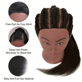 Yiifiulyn 27 inch hair keeps practice sessions realistic and fun.
