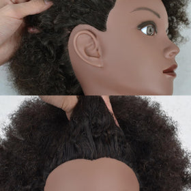 Yiifiulyn hair cutting practice head suitable for cosmetology students