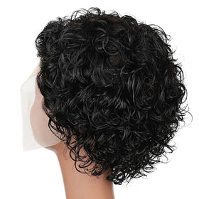 Yiifiulyn hair wig close-up showing texture and natural shine.