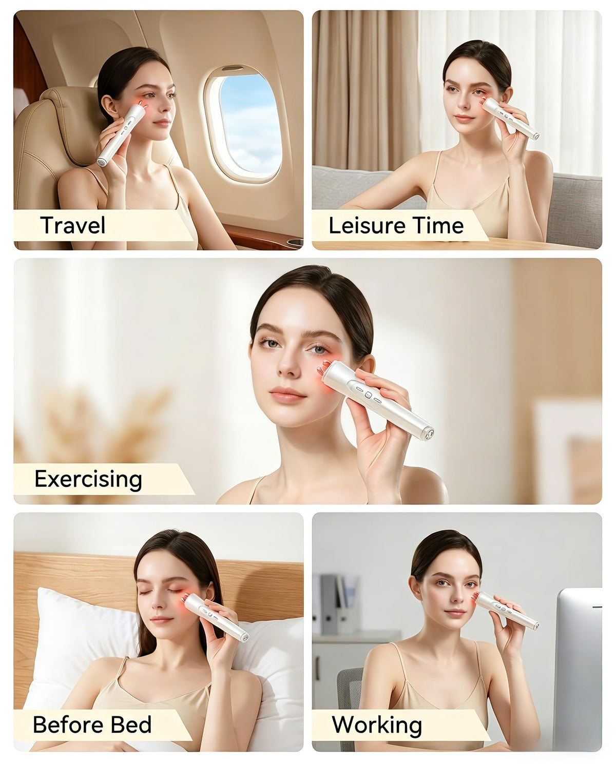 Yiiho Eye Lift Wand portable and travel-friendly for on-the-go skincare.