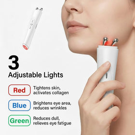 Yiiho Eye Lift Wand green light therapy provides soothing skin support.