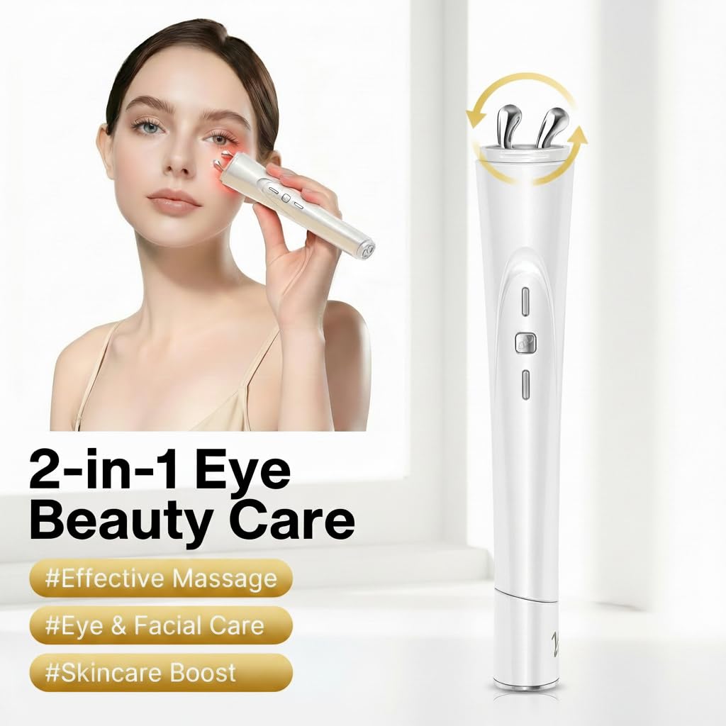 Yiiho Eye Lift Wand vibration head promotes facial relaxation and smooths fine lines.