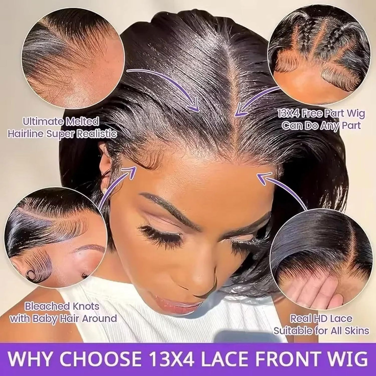 Yijimei bob wig ideal for parties and weddings.
