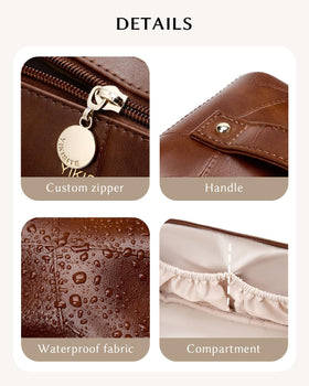 Yikisite makeup bag packaged securely with bubble padding.