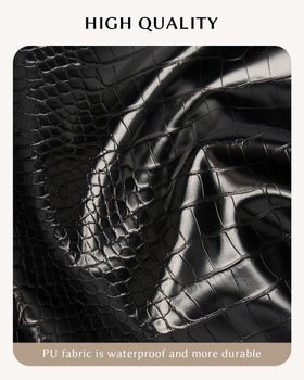Yikisite waterproof PU leather makeup bag keeps cosmetics protected on travels