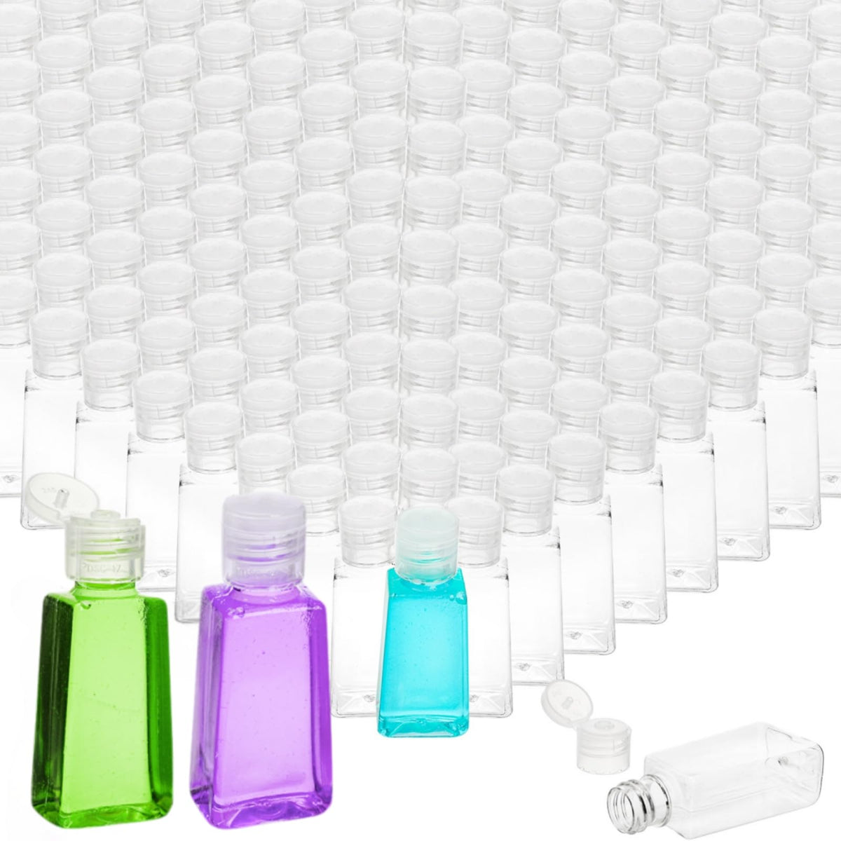 YIMITEE 1 oz travel bottle with flip cap for on the go liquids
