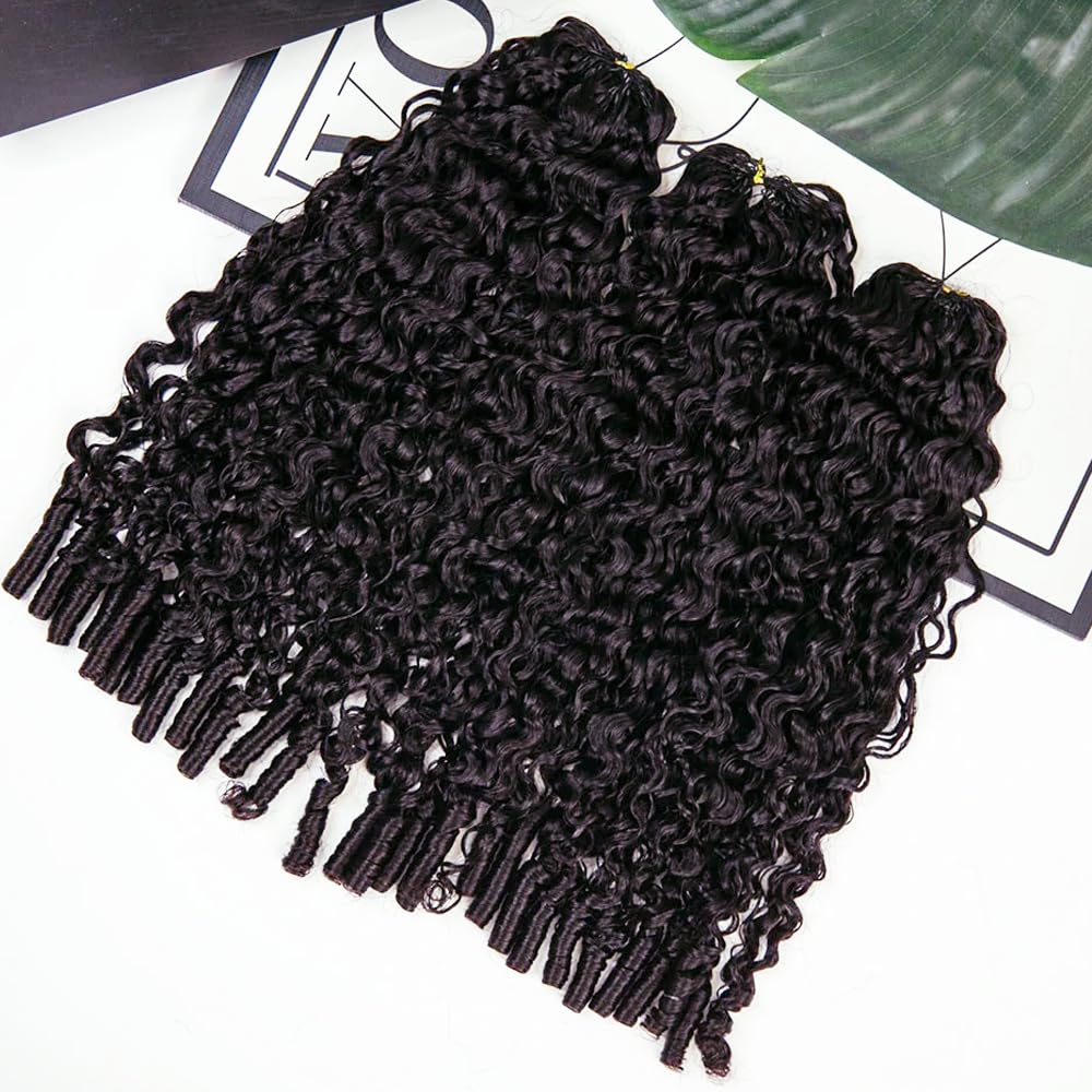 Yimisunny invisible knots crochet hair for a seamless finish
