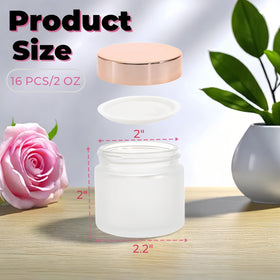 YIMITEE rose gold lids provide secure, stylish closure for travel jars