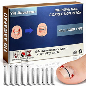 Yin Aawaeao titanium alloy ingrown patches ready for at-home correction of curved nails