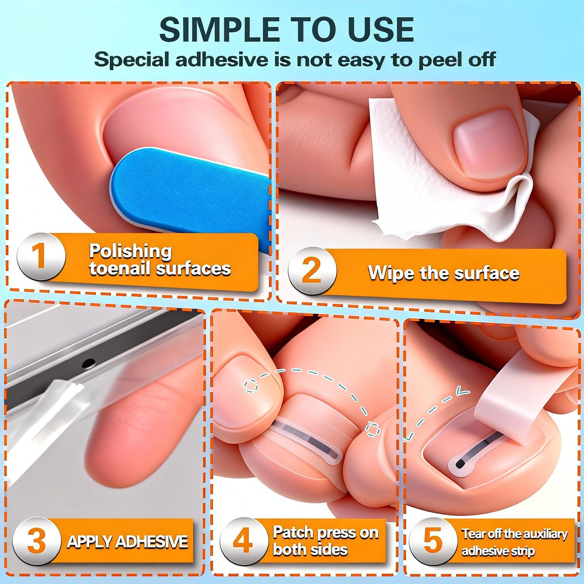 Yin Aawaeao universal-fit design adapts to curved nails