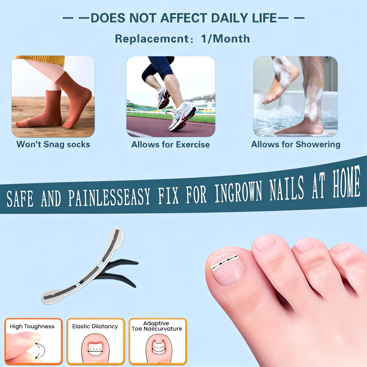 Yin Aawaeao waterproof patch withstands shower and sweat during use