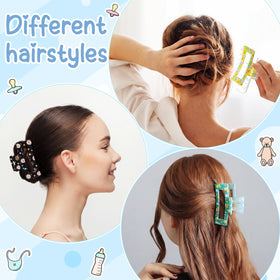 Yinder maternity nurse hair clip at 8.5 cm for a gentle, secure grip