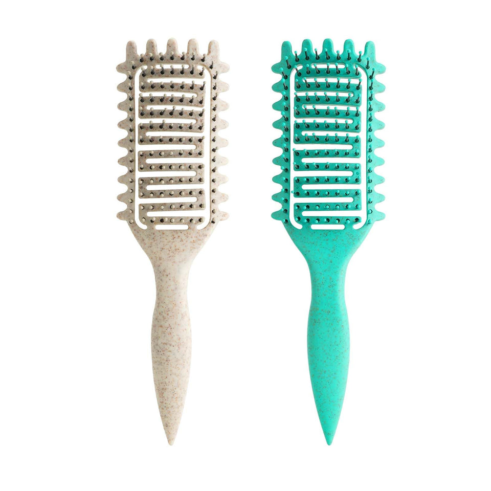 Yingbtr curl defining brush with angled handle for precise curl shaping and detangling.
