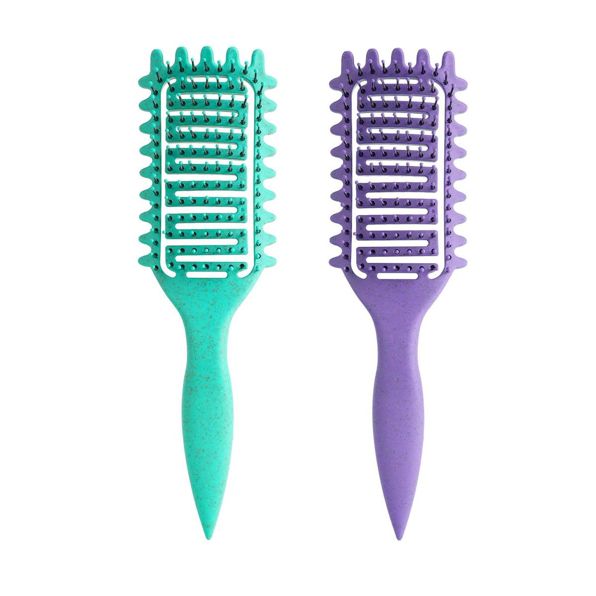 Yingbtr curl defining brush with ergonomic handle for gentle detangling and curl control.