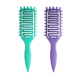 Yingbtr curl defining brush with ergonomic handle for gentle detangling and curl control.