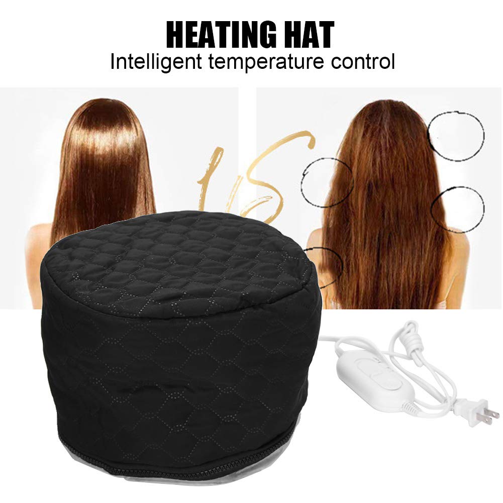 Yinhing Hair Steamer Cap displays three heat settings for safe home use