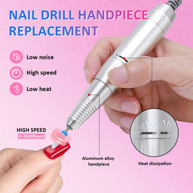 Yinhing nail drill handpiece high-speed 35000rpm suitable for fast shaping and smoothing.