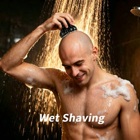 7D floating heads adapt to head contours for comfortable shaving.