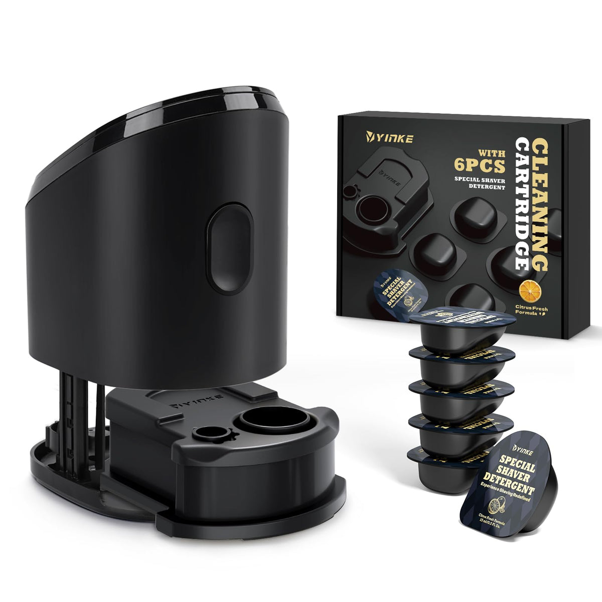 Yinke Braun CCR cartridge for easy maintenance and a cleaner shaver