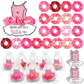 Yinkin ballerina hair scrunchie pack—comfortable velvet hold for daily wear or party use.