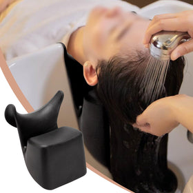 YINSHCO neck rest with curved design eases neck pressure during washing.