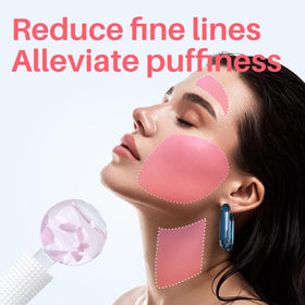 YIowcoo Face massage roller in use for targeted relaxation and smooth glide
