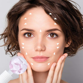 YIowcoo Ice Roller pink close-up ideal for reducing puffiness and improving absorption