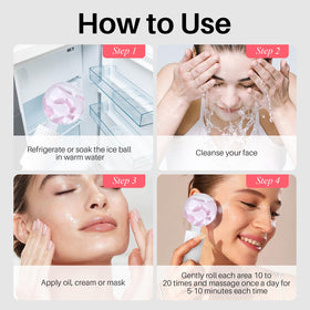 YIowcoo Morning routine with cool massage to refresh skin