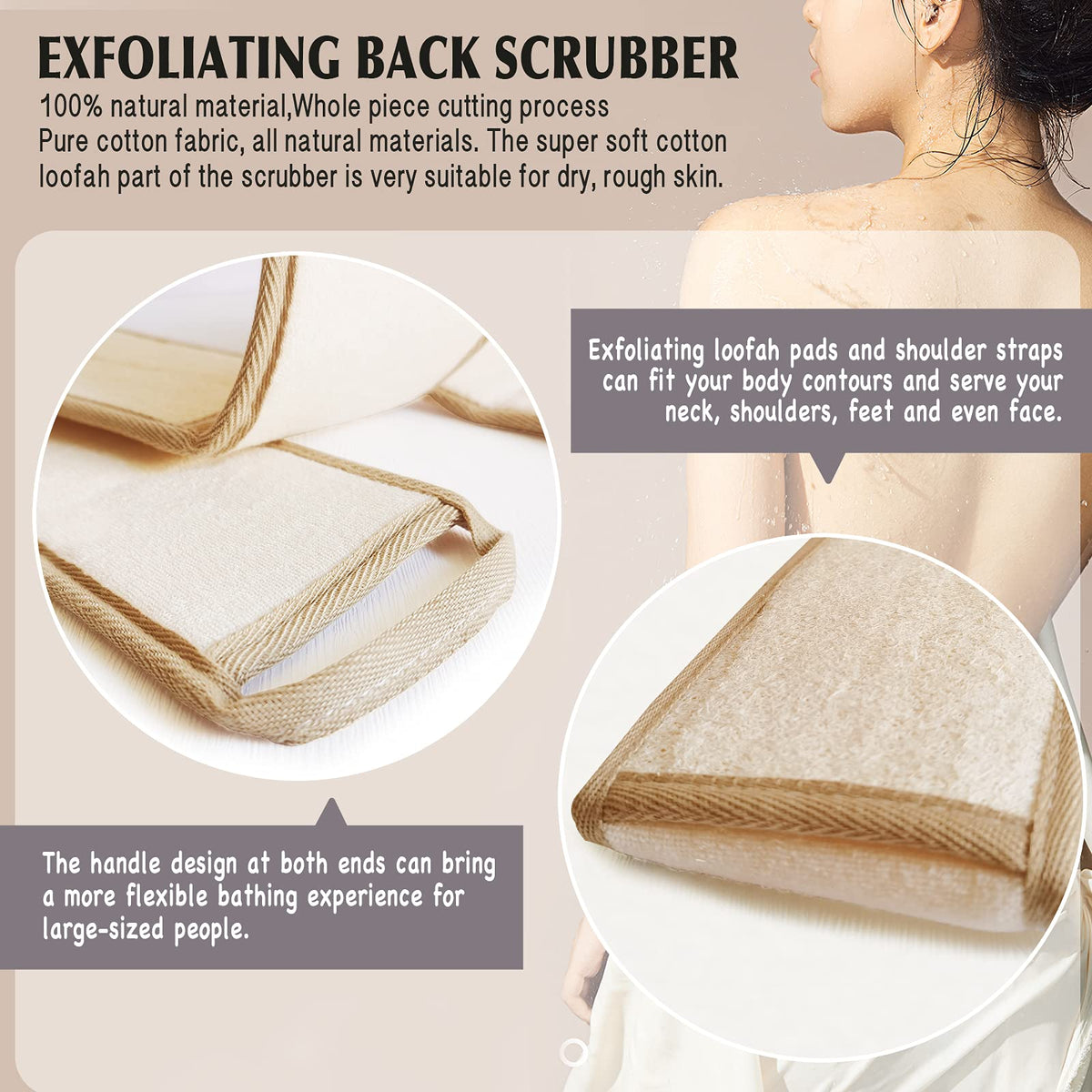 YIQINGJIE facial-scrubber-pad-3-2in-diameter provides gentle facial cleansing.