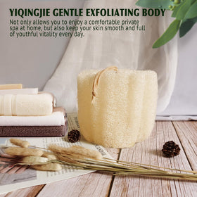 YIQINGJIE natural loofah for DIY soap making and composting.