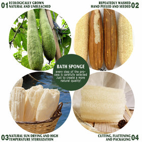 YIQINGJIE plant-fiber loofah close-up highlights biodegradable material.