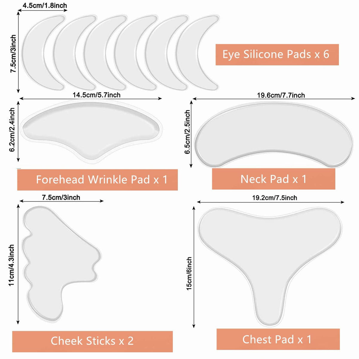 YISHIQI chest wrinkle pads designed for comfortable, overnight use to relax skin.
