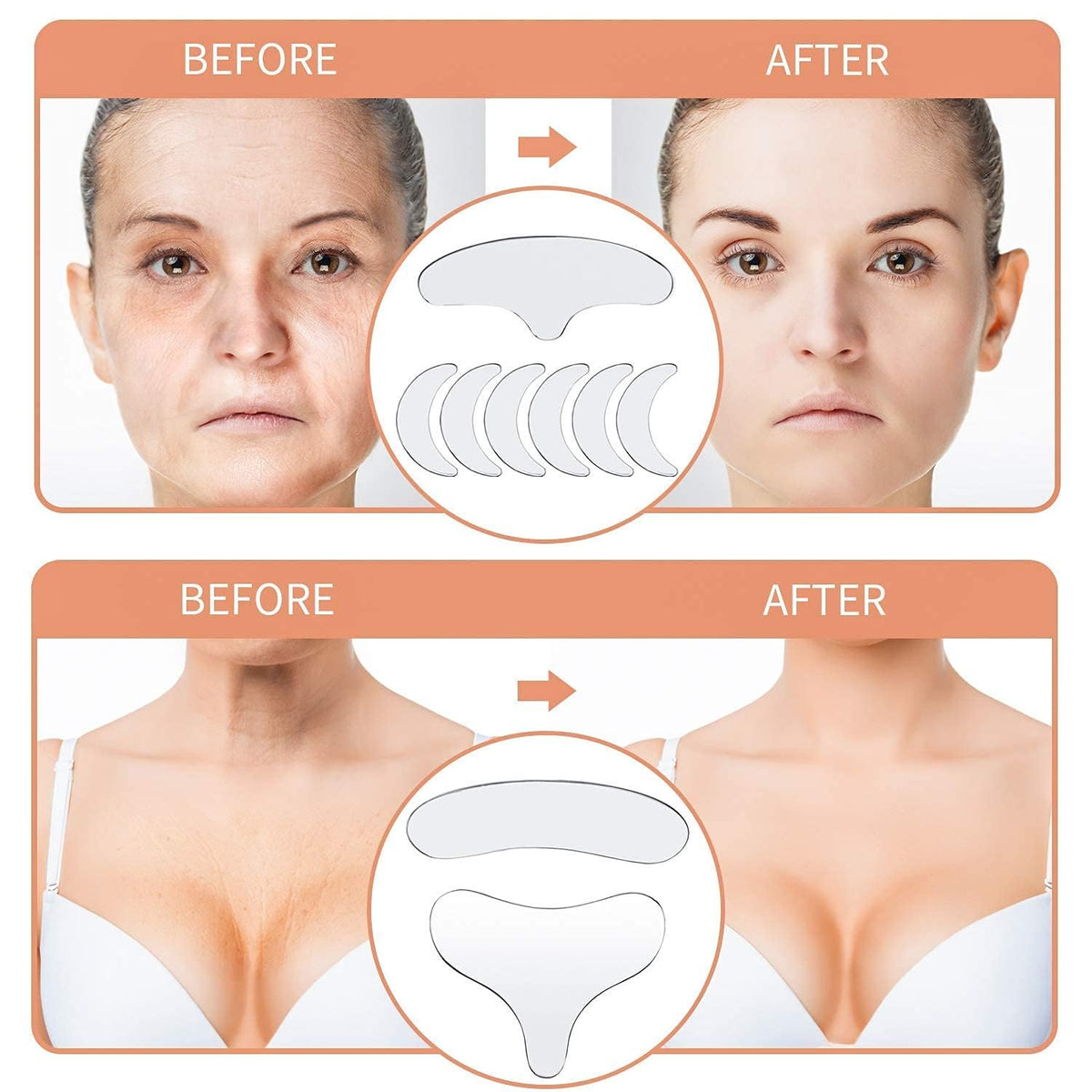YISHIQI neck patches provide discreet, reusable care for visible neck wrinkle improvement.