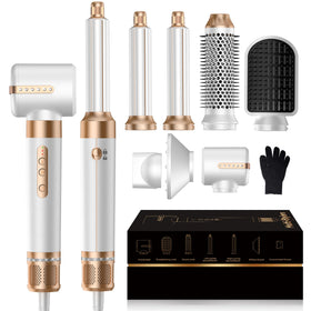 Yitrust 7-in-1 blow dryer brush overview for versatile styling