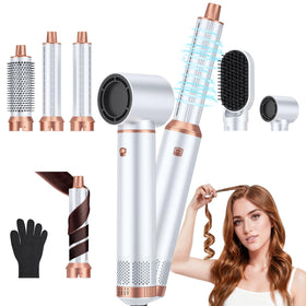 Yitrust Upgrade Hair Dryer Brush 5-in-1 in action for versatile styling.