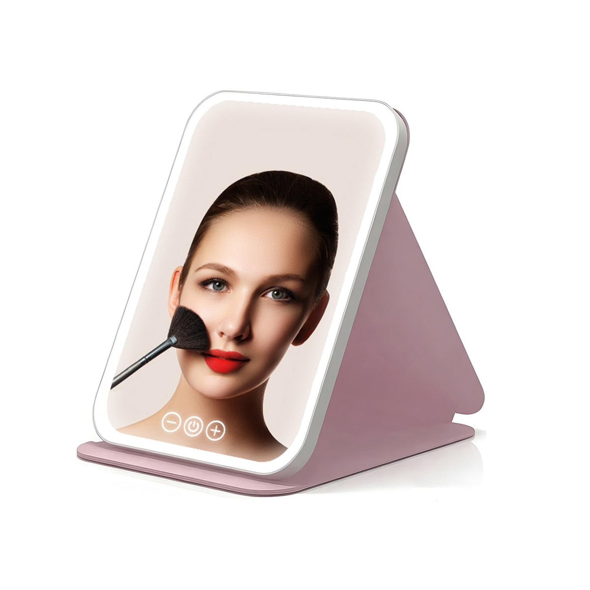 YiYeraio travel makeup mirror front view for on-the-go beauty