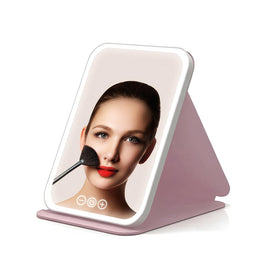 YiYeraio travel makeup mirror front view for on-the-go beauty