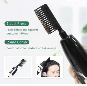 YIZHONG natural herbal dye cream for gentle coloring and nourishment.