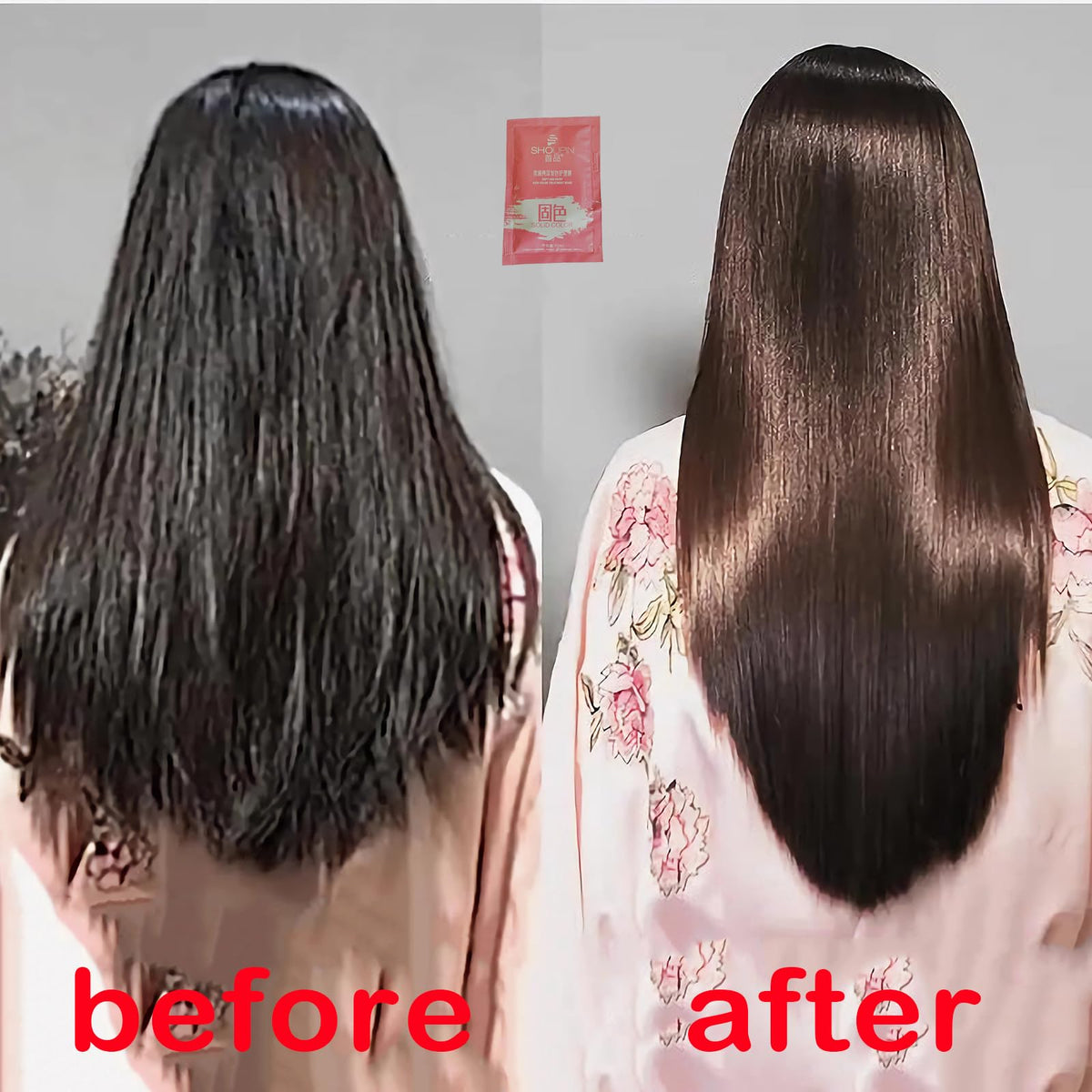 YIZHONG professional steam-free mask for post-color shine and smoothness.