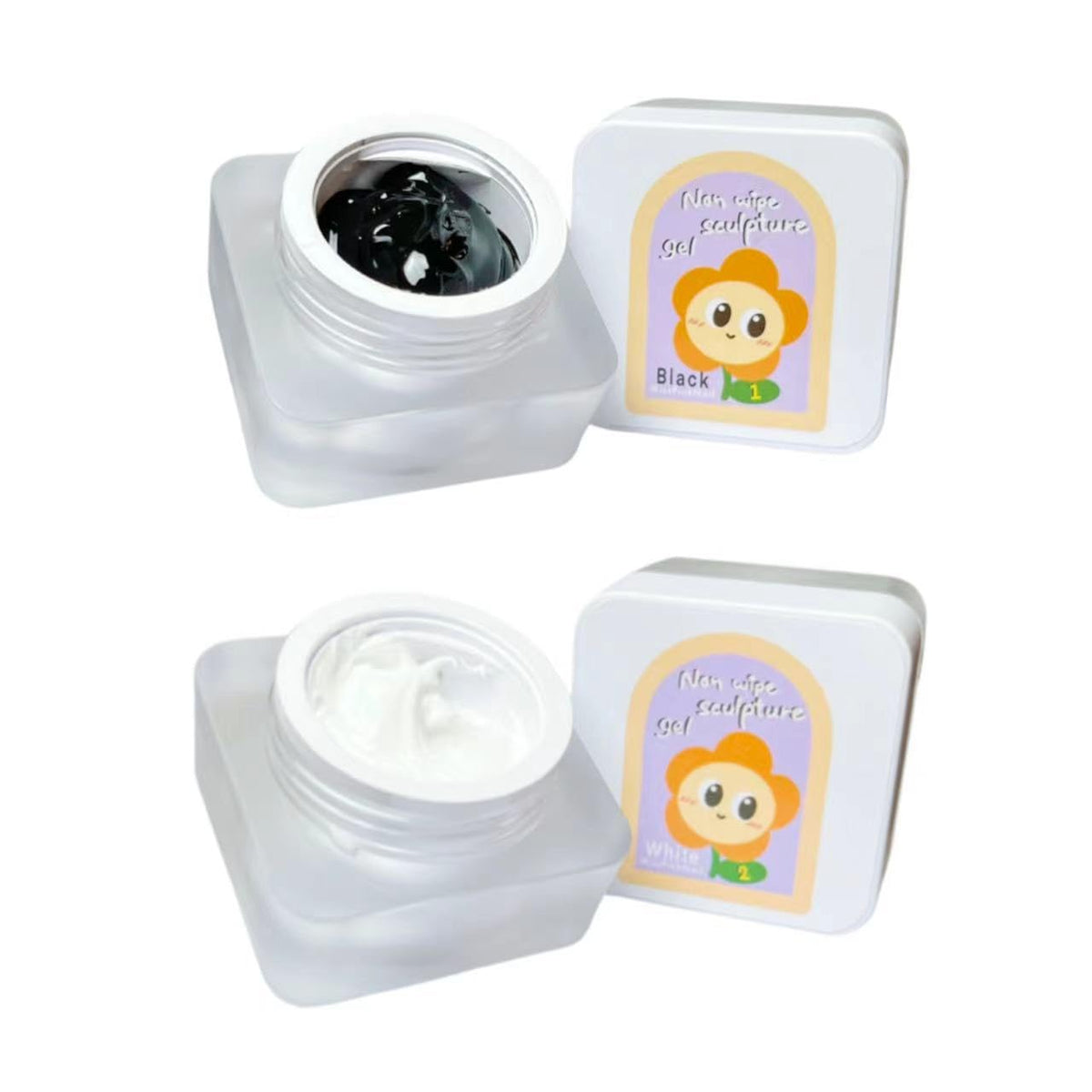 YJMyujimi DIY nail art embossed designs with thick texture gel