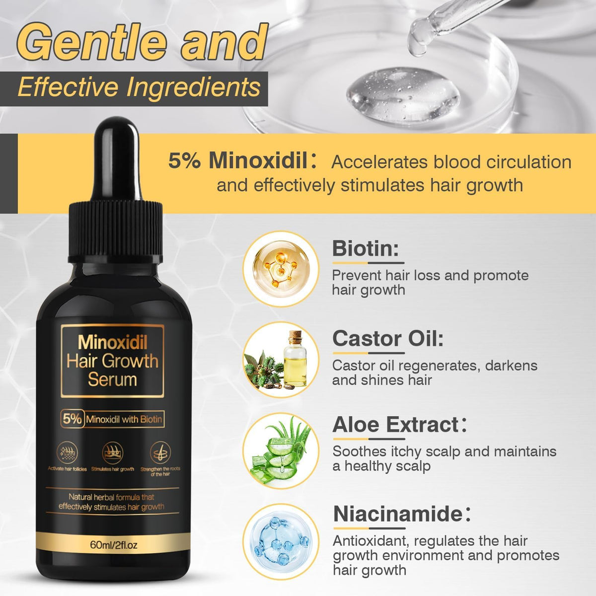 YKDILYHH Minoxidil scalp massage scene promotes gentle circulation during treatment
