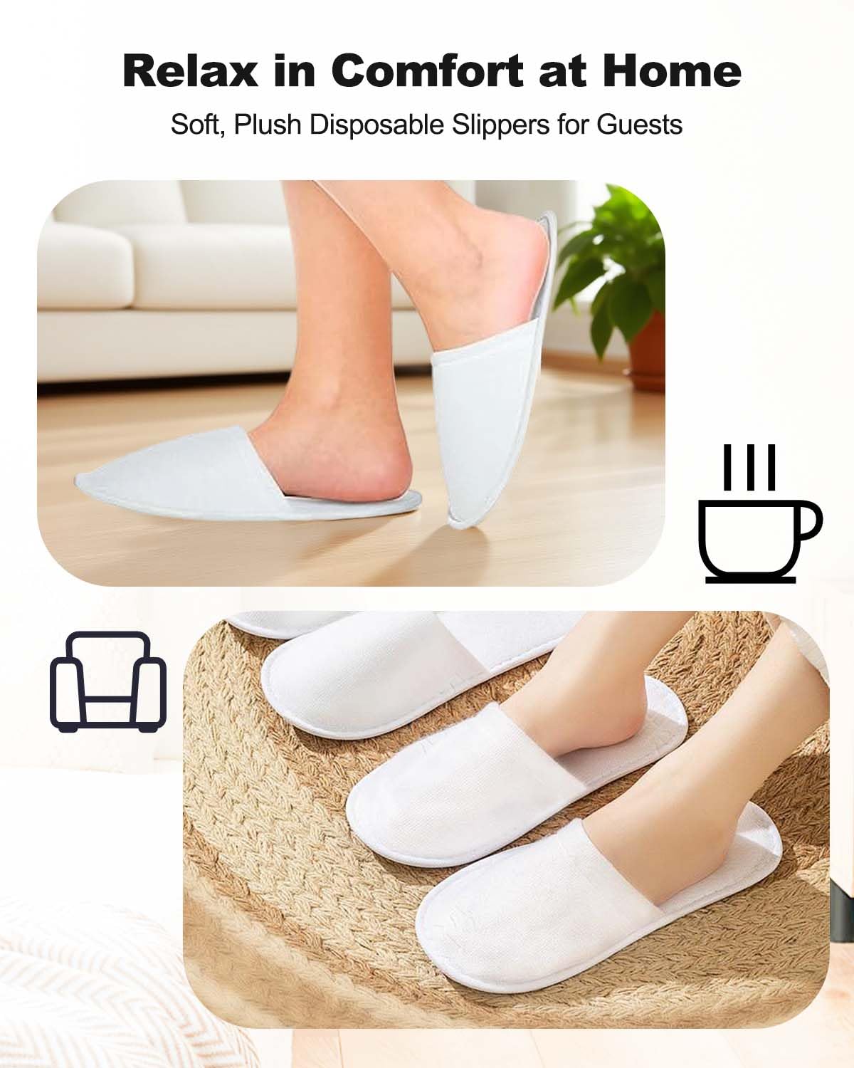 YLAOSIOA universal-fit design fits most guests for quick, comfortable use